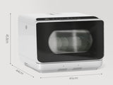 Tabletop Dishwasher, Mini Countertop Dishwasher with 4 Place Settings, 6 Programs, 6L Water Tank, T3398P343497