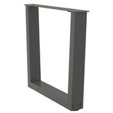 Coffee Table Legs V-Shape 2 pcs Anthracite 60x cm Steel 4012634