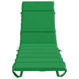 Sunlounger Cushion GEMERT 100% Polyester Green 200 x 60 x 3 cm 948520