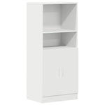 ZNTS 2 Piece Kitchen Cabinet Set White Engineered Wood 3324142