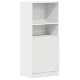 ZNTS 2 Piece Kitchen Cabinet Set White Engineered Wood 3324142