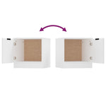 Bedside Cabinets 2 pcs White 40x39x40 cm 811197