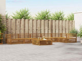 Outdoor Sofa Set 7 pcs Natural 3373559