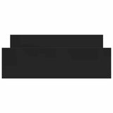 Bed Frame without Mattress Black 140x200 cm 3203748