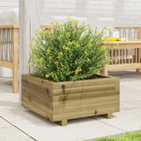 Garden Planter 50x50x26.5 cm Impregnated Wood Pine 847297