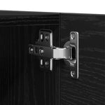 TV Cabinet Set 4 pcs Black oak 80 x 30 x 30 cm Engineered wood 3333061