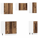 11 Piece Kitchen Cabinet Set Lyon Old Wood Engineered Wood 3328575