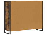 Book Cabinet 2 pcs Smoke Oak 99.5 x 30 x 108 cm Engineered Wood 3403024