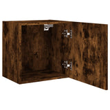TV Wall Cabinets 2 pcs Smoked Oak 40.5x30x40 cm Engineered Wood 836905