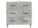 Drawer Cabinet Concrete Grey 66 x 34.5 x 89.5 cm 894838