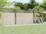 Rabbit Hutch Silver 400x105x91 cm Galvanised Steel 3281531