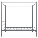 Bed Frame Grey Powder-coated metal 325071