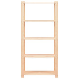 5-Tier Storage Racks 3 pcs 80x38x170 cm Solid Pinewood 250 kg 3051114