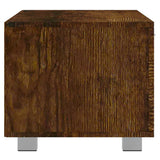 TV Cabinet Smoked Oak 120x40.5x35 cm Engineered Wood 342619