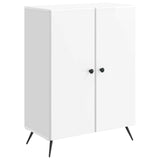 Sideboard High Gloss White 66 x 34.5 x 90 cm Engineered Wood 895509