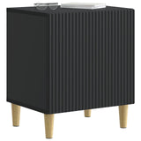 Bedside Cabinet 2 pcs Black 43 x 34.5 x 50 cm Engineered Wood 894568