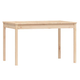 Garden Dining Set Natural Wood Look Solid Pine Wood 5 Piece Set 3154683