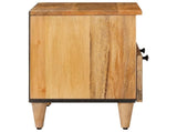 TV Cabinet with Drawer Natural 70 x 33 x 46 cm Solid Mango Wood 4018261