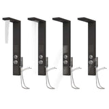 Shower Panel System Aluminium Black 151416
