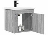 Bathroom Vanity Unit with Tap Grey Sonoma 42 x 40 x 74.5 cm 889534