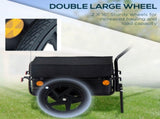 Cargo Trailer Bike Stroller Garden Trolley W/Carrier Utility Luggage & Wheels Black T3398P349474