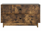 Bedside Cabinet Smoked Oak 62 x 34.5 x 47.5 cm Engineered Wood 893860