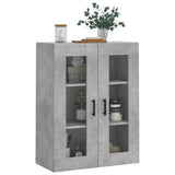 Wall Mounted Cabinet Concrete Grey 69.5x34x90 cm 828488