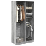 Wardrobe Grey Sonoma 100x50x200 cm Engineered Wood 3307770