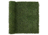 Artificial Fence Light Green 1.5 x 5 m PVC and Steel 42042379