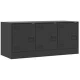 TV Cabinet Black 99x39x44 cm Steel 841643
