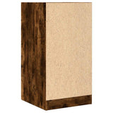 Apothecary Cabinet Smoked Oak 40x41x77.5 cm Engineered Wood 855191