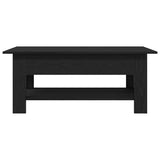 Coffee Table Black Oak 102 x 55 x 42 cm Engineered Wood 862711