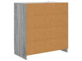 Sideboard Grey Sonoma 66 x 34.5 x 92 cm Engineered Wood 895821