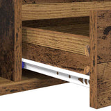 Coffee Table Old Wood 90 x 49 x 45 cm Engineered Wood 881051