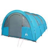Camping Tent Tunnel 4-Person Blue Waterproof 94401