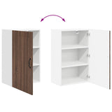Wall Cabinet LUCCA Brown Oak 50 x 31 x 80 cm Engineered Wood 885042