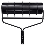Garden Lawn Roller Pull with Aerator Clamps 30 x 90 cm Steel 3422170