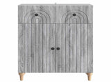 Sideboard Grey Sonoma 66 x 34.5 x 90 cm Engineered Wood 894181
