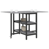 Dinning Table 122 x 80 x 76.5 cm Engineered Wood Grey Sonoma 8006040