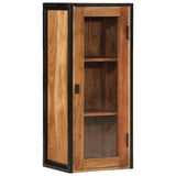 Bathroom Wall Cabinet 40x30x90 cm Solid Wood Acacia and Iron 372745