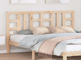 Bed Headboard 141x4x100 cm Solid Wood Pine 817835
