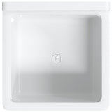 Sink Washbasin for Wall Mounting White 40x40x24 cm Resin 4002793