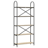 Bookshelf Sonoma Oak 80 x 30 x 183 cm Engineered wood 879888