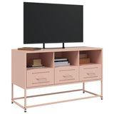 TV Cabinet Pink 100.5x39x60.5 cm Steel 846543