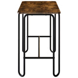 Dining Table 100 x 50 x 75 cm Engineered Wood Smoked Oak 8007698