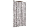 315130 Insect Curtain Brown and Beige 90x200 cm Chenille