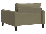 XL Armchair Khaki Velvet 42043545