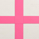 Inflatable Gymnastics Mat with Pump 400x100x20 cm PVC Pink 92679