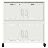 Sideboard White 68x39x72 cm Steel 846655