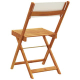 Garden Chair Set of 4 Cream White 3214610